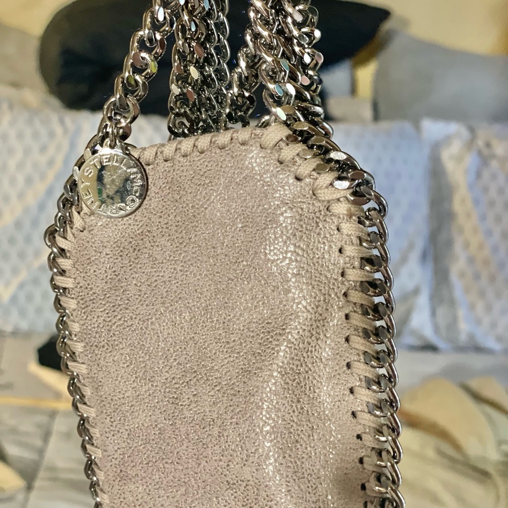 Stella McCartney Metallic Silver Shoulder Bag